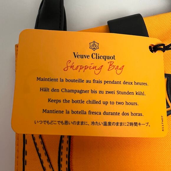 NWT Veuve Clicquot To Go Insulated Champagne Coller Bottle Bag - Picture 8 of 11